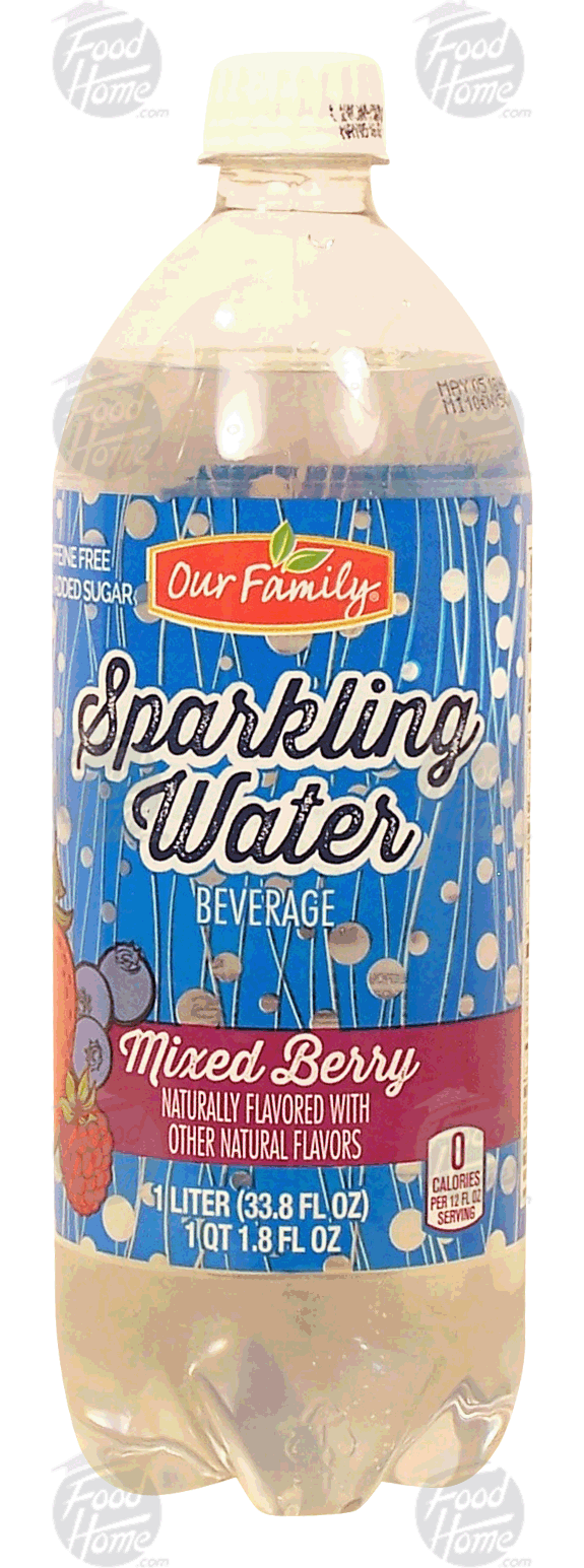 Our Family  mixed berry flavor sparkling water beverage Full-Size Picture